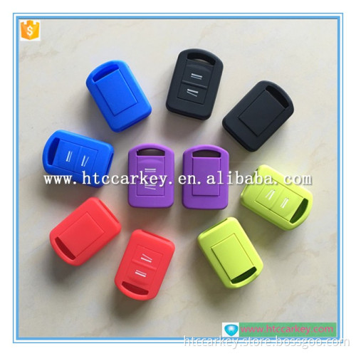 good quality 2 button silicone car key cover for opel
